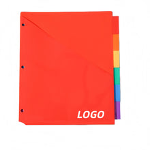 Binder Dividers With Tabs And Pockets 6 Pack
