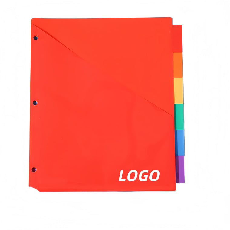 Binder Dividers With Tabs And Pockets 6 Pack