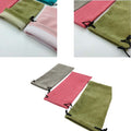 Flock Fabric Eyeglasses Drawstring Bag