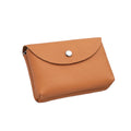 Pu Leather Coin Purse Snap Button Compact Wallet