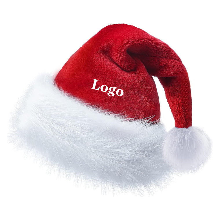 Unisex Velvet Christmas Hat for New Year