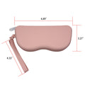 Portable Silicone Eyeglass Case With Zipper