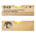 Multifunctional Bamboo Wooden Spirit Level W/ Bottle Opener