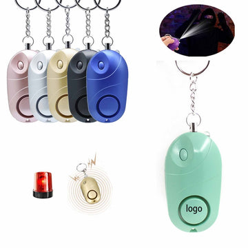 130 Db Personal Safety Alarm Keychain With Led Light