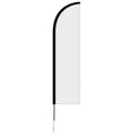8' Double Sided Portable Half Drop Banner w/ Hardware Set