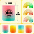 Mini Colorful Rainbow Ring Children's Spring Ring