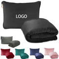 Soft Plush Pillow Car Plane Travel Blanket