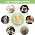 Round Desktop Usb Cup Warmer Coffee Mug Warmer For Office