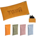 Portable Squeeze Top Leather Eyeglass Case