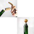 4 - Piece Wine Tool Set in Round Redwood Box