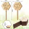 Wooden Plant Label Succulent Tag Garden Marker Plant Sign