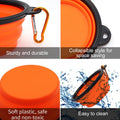 12 oz Collapsible Dog Bowl W/Carabiner