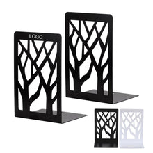 Tree Pattern Metal Book Ends