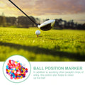 Plastic Round Adhere Golf Ball Position Marker
