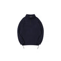 Double-Sided Fleece Drawstring Half-Zipper Sweatshirt