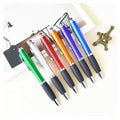 Rubberized Ballpoint Pen With Stylus Tip