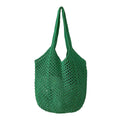 Large Capacity Crochet Knit Shoulder Beach Bag Hollow Out Tote