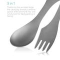 3 In 1 Stainless Steel Knife Fork Spoon Set