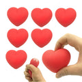 Pu Balls Red Heart Foam Bouncy Balls Venting Stress Relief