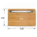 2 In 1 Wood Desktop 10W Wireless Charger Phone Stand Holder