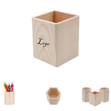 Wood Pen Holder