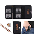 25 In 1 Screwdriver Set With Leather Bag