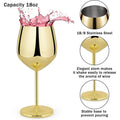 Stainless Steel Wine Glasses
