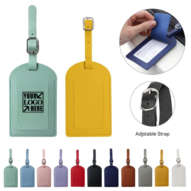 Luggage Tag PU Leather For Suitcase Baggage Tag
