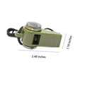 3-in-1 Whistles with Compass and Thermometer