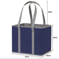 Non Woven Shopping Bag Box Structure With Extended Handles