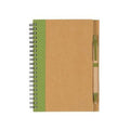 Eco-Friendly Spiral Notebook Set With Ballpoint Pen