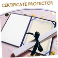 Premium Leather Certificate Holder