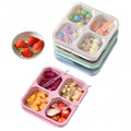 Food Box Snack Box Four Compartments Snack Plate
