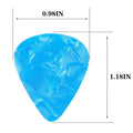 0.5/0.75/1.0mm Celluloid Guitar Picks Plectrums
