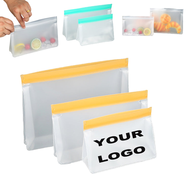 Clear Self-Sealing Zipper EVA Food Storage Bags
