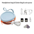 Multifunction Small Round Silicone Coin Purse With Zipper