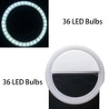 Rechargeable Portable Clip-on Selfie Fill Light With 36 LED