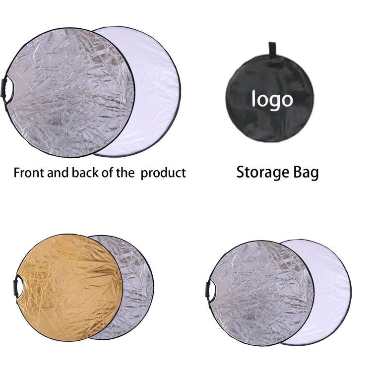 Handheld Collapsible Photography Reflector With Storage Bag