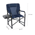 Folding Camping Directors Chair With Side Table