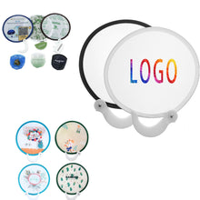 Full Color Round Foldable Nylon Fan