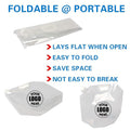 Clear Plastic Foldable Water Container Bag