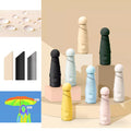 5 Fold 8 Bone Capsule Sunscreen Vinyl Umbrella