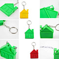 House Shape Tape Measure With Keychain