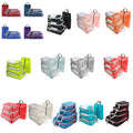 Nylon 4 Set Compression Packing Cube Luggage Organizer Bag