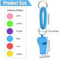 Sports Whistle with Stretchable Coil Bracelet