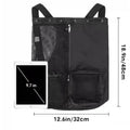 Swim Bag Mesh Drawstring Backpack