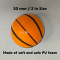 2" Mini Basketball Stress Reliever
