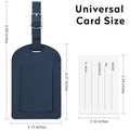 PU Travel Boarding Pass Holder Luggage Tag