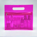 Clear PVC Cosmetic Bag with handle
