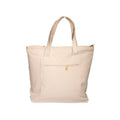 Zippered Cotton Canvas Tote Bag